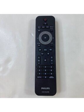 Philips RC-5210 Black Handheld Wireless DVD Player Remote Control For Philips